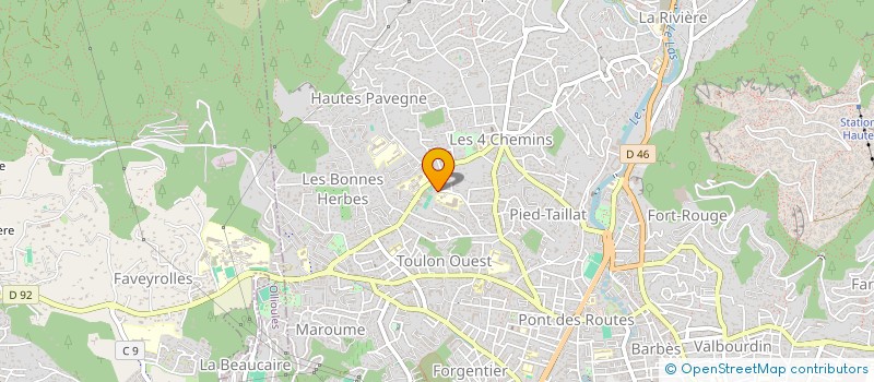 localisation de l'entreprise GRIPPY  TOULON