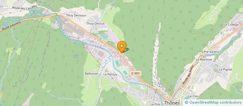 localisation de l'entreprise GRIPTECH MTB  THONES