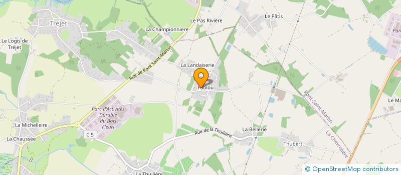 localisation de l'entreprise GRIPTEK à LA CHEVROLIERE