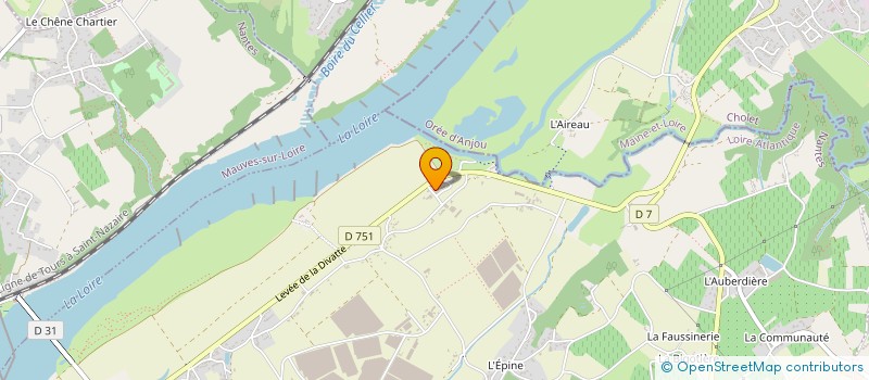 localisation de l'entreprise GRIS-BRETAUD à DIVATTE-SUR-LOIRE