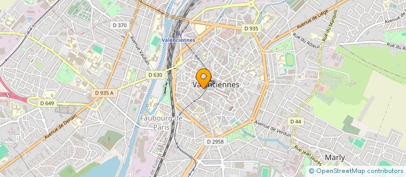 localisation de l'entreprise GRIS MANDARINE à VALENCIENNES