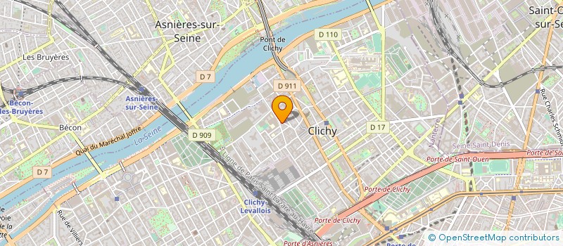 localisation de l'entreprise GRIS MARINE à CLICHY