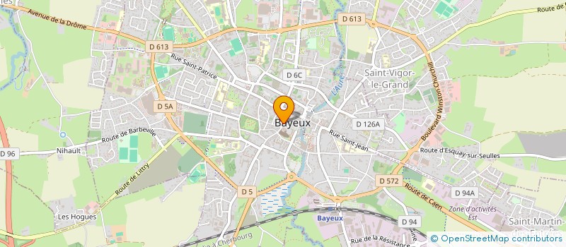 localisation de l'entreprise GRIS PERLE  BAYEUX