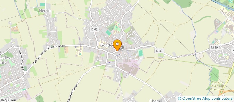 localisation de l'entreprise GRIS PERLE  GONDECOURT