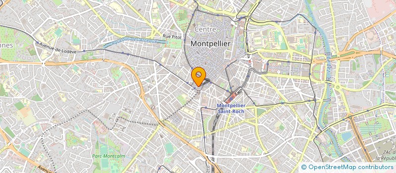 localisation de l'entreprise GRIS PERLE BOUTIQUE à MONTPELLIER