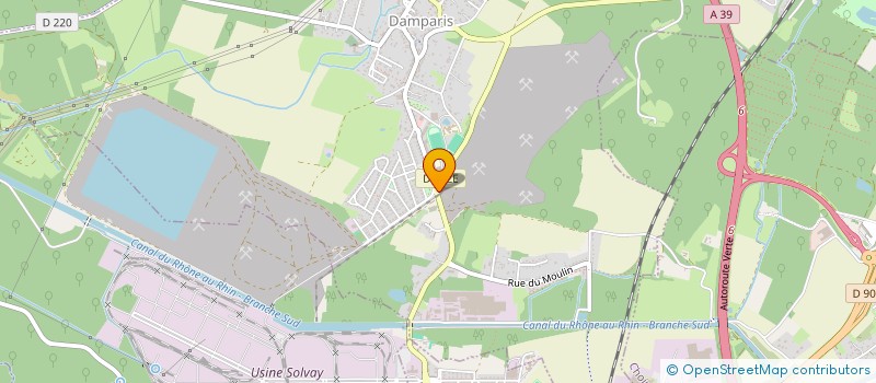 localisation de l'entreprise GRISARD ALAIN ET DAVID JEAN  DAMPARIS