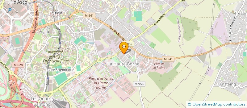 localisation de l'entreprise GRISAROSE  VILLENEUVE-D'ASCQ