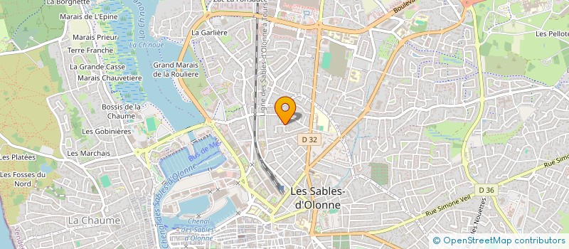 localisation de l'entreprise GRISBI à LES SABLES D'OLONNE