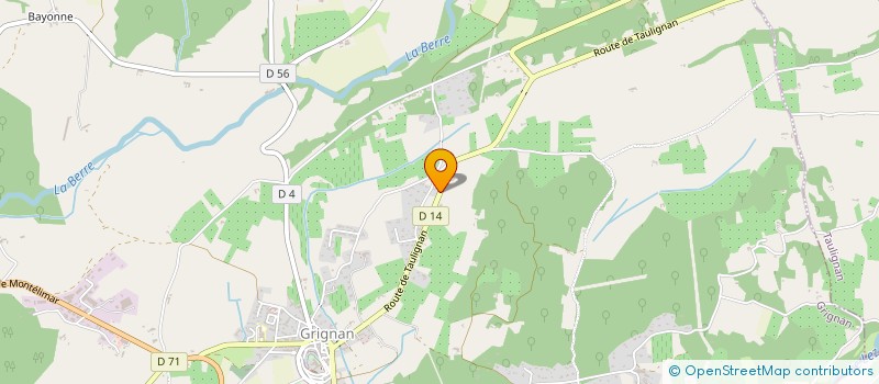 localisation de l'entreprise GRISBI  GRIGNAN