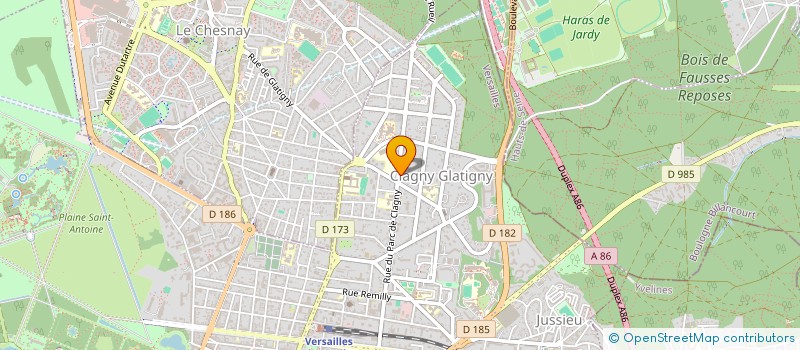 localisation de l'entreprise GRISBI FAMILY à VERSAILLES