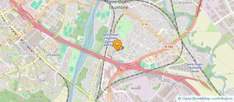 localisation de l'entreprise GRISBI SCI à SAINT-OUEN-L'AUMONE
