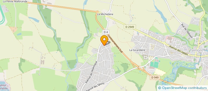 localisation de l'entreprise GRISCALY  TALMONT-SAINT-HILAIRE