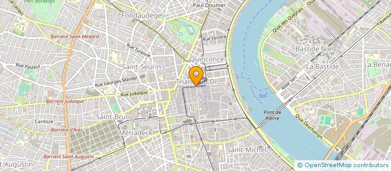 localisation de l'entreprise GRISEL IMMOBILIER SA  BORDEAUX