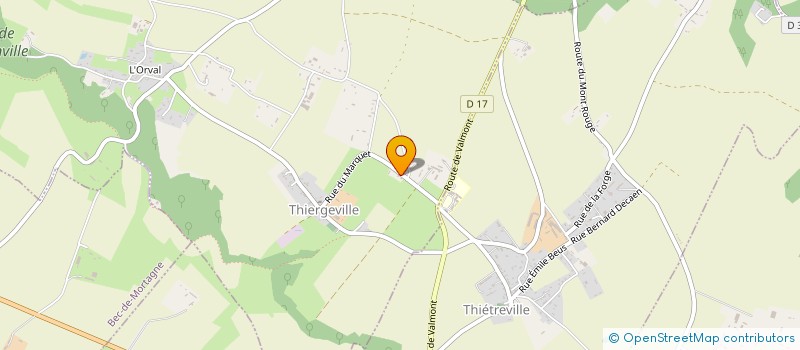 localisation de l'entreprise GRISEL SERVICES TRAVAUX  THIERGEVILLE