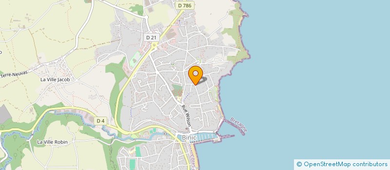 localisation de l'entreprise GRISELLE SCI  BINIC-ETABLES-SUR-MER