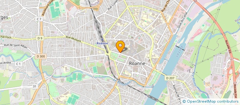 localisation de l'entreprise GRISI IMMO  ROANNE