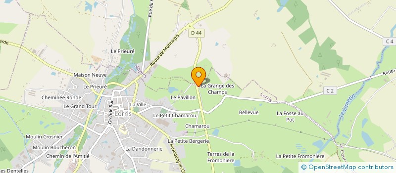 localisation de l'entreprise GRISLIN INDIVISION à LORRIS