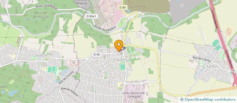 localisation de l'entreprise GRISON à COURTRY