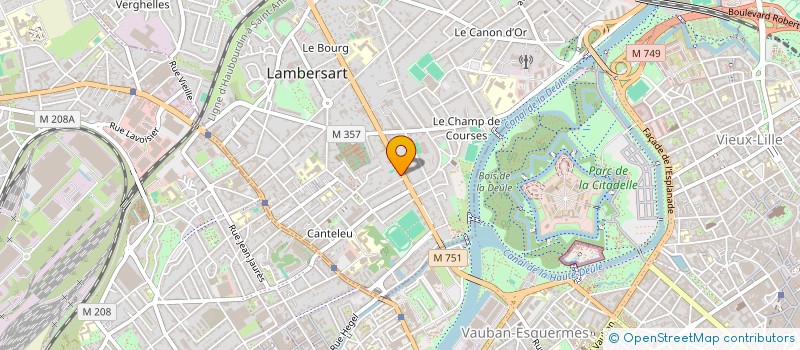 localisation de l'entreprise GRISOU à LAMBERSART