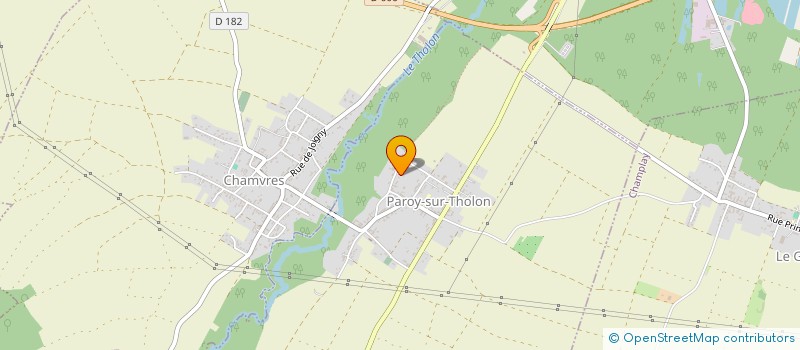 localisation de l'entreprise GRISOUILLE  PAROY-SUR-THOLON