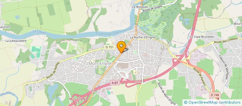 localisation de l'entreprise GRISU  MURS-ERIGNE