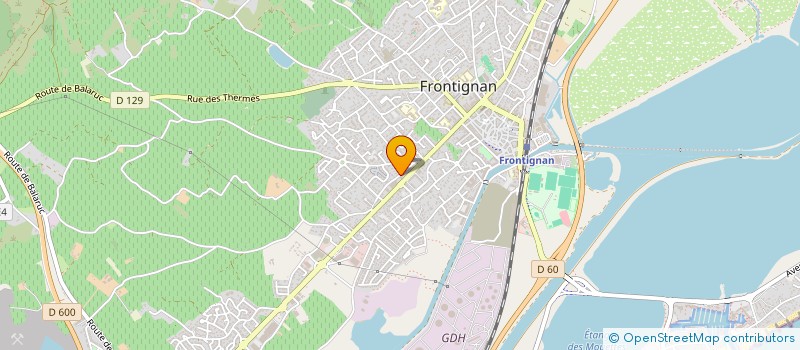 localisation de l'entreprise GRISY à FRONTIGNAN