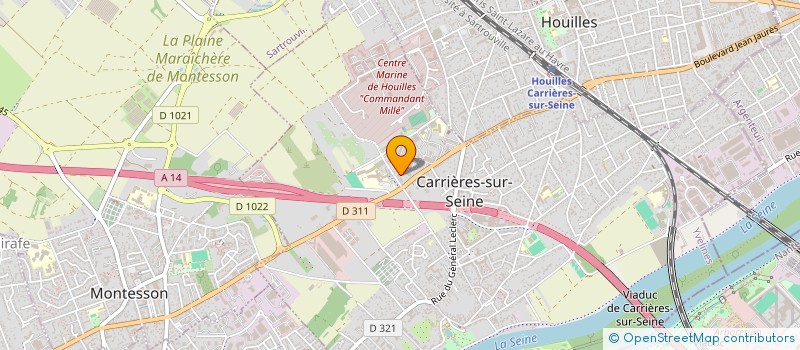 localisation de l'entreprise GRIT ES  CARRIERES-SUR-SEINE