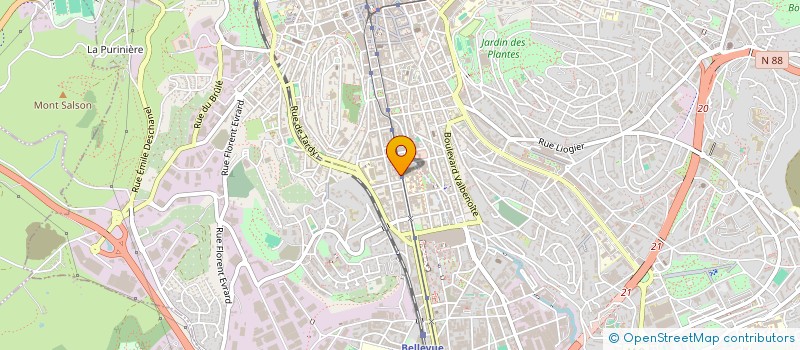 localisation de l'entreprise GRIVEL JACQUES  SAINT-ETIENNE