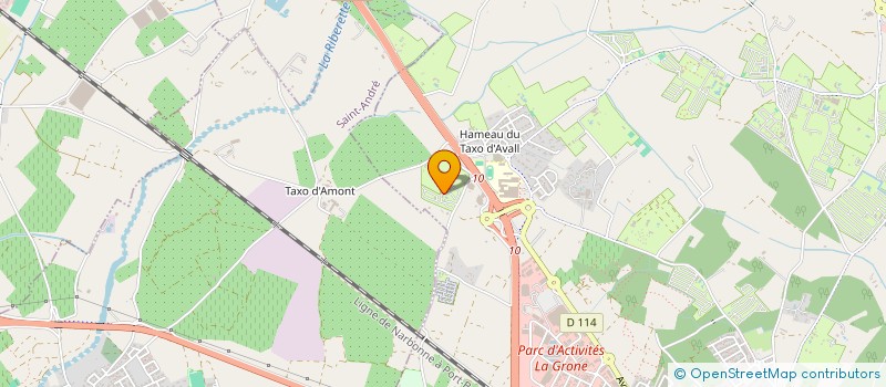 localisation de l'entreprise GRIVES à ARGELES-SUR-MER