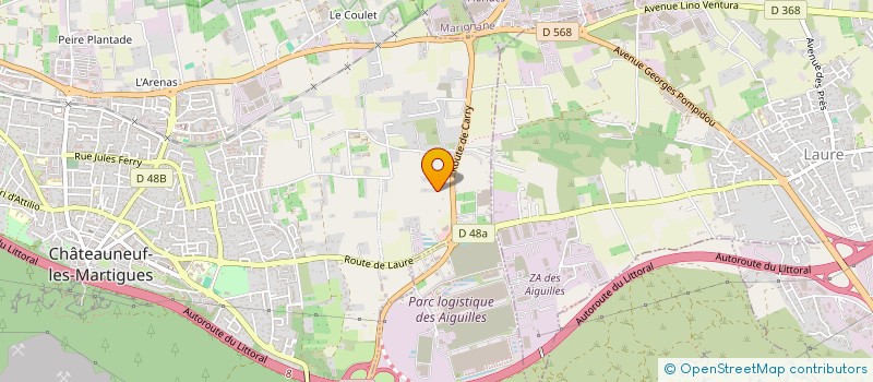 localisation de l'entreprise GRIVES PASSION à CHATEAUNEUF-LES-MARTIGUES