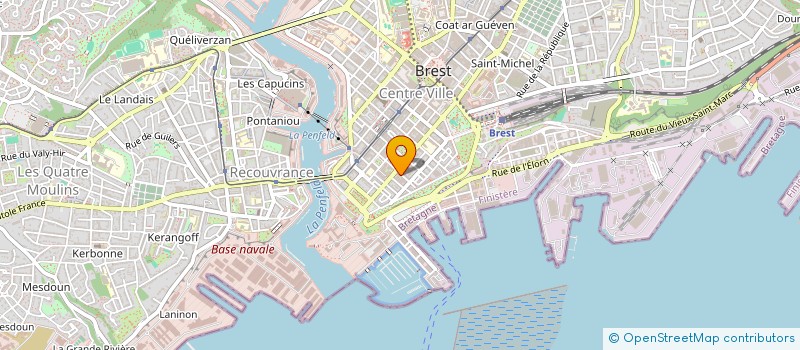 localisation de l'entreprise GRIVET BREST 1  BREST