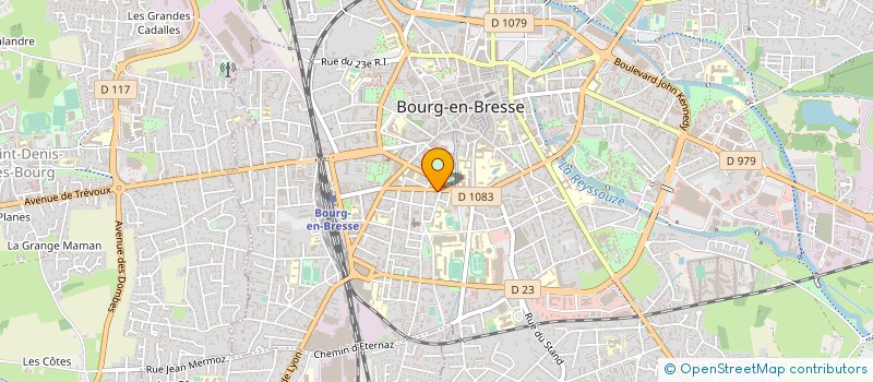 localisation de l'entreprise GRIVITECH01 à BOURG-EN-BRESSE