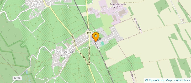 localisation de l'entreprise GRIVOT-GONET  LE MESNIL-SUR-OGER