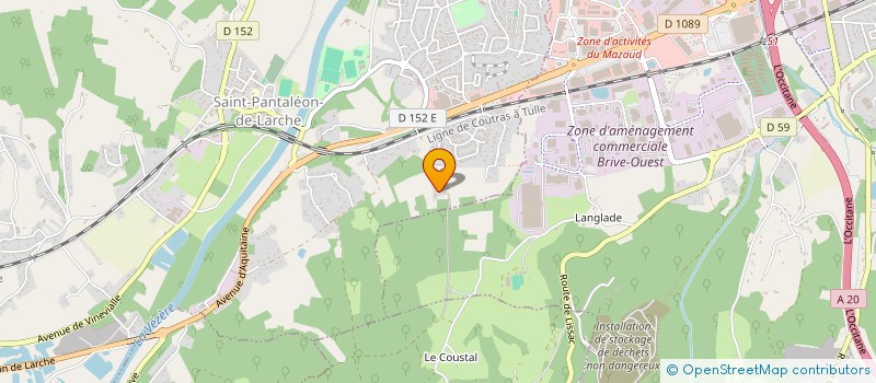 localisation de l'entreprise GRIVOT-LAFOND  SAINT-PANTALEON-DE-LARCHE