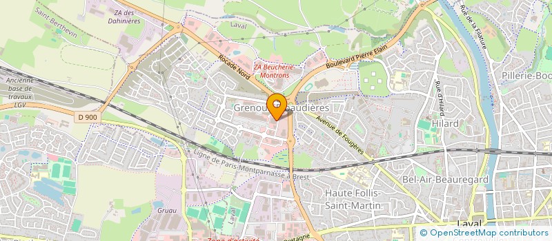 localisation de l'entreprise GRIVOTEL à LAVAL