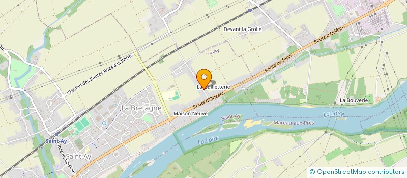 localisation de l'entreprise GRIZAUD&LOPES à SAINT-AY