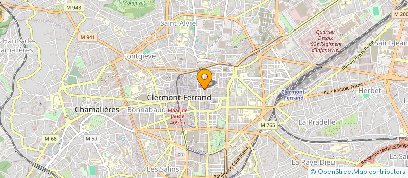 localisation de l'entreprise GRIZOU  CLERMONT-FERRAND