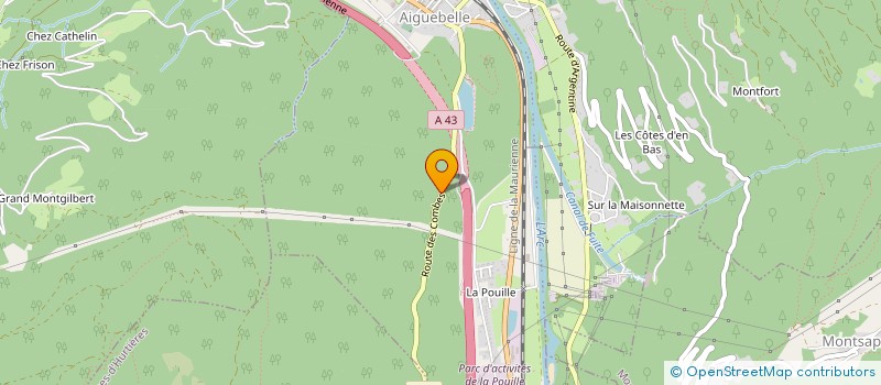 localisation de l'entreprise GRIZZLY  VAL-D'ARC