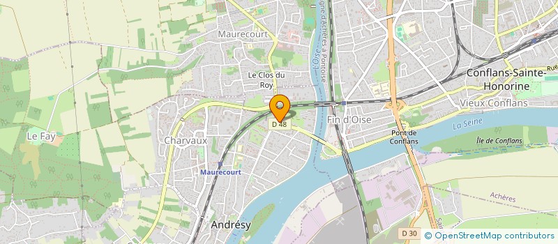 localisation de l'entreprise GRIZZLY  ANDRESY