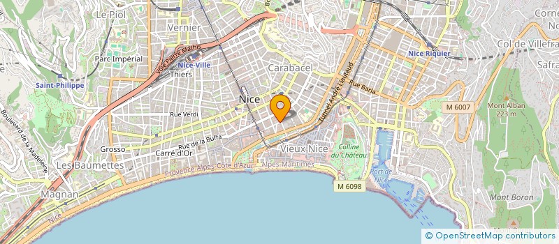 localisation de l'entreprise GRIZZLY à NICE