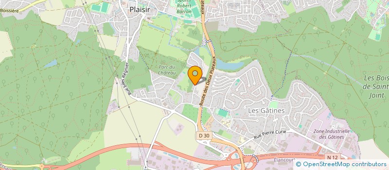 localisation de l'entreprise GRIZZLY EDITORIAL DESIGN  PLAISIR