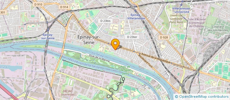 localisation de l'entreprise GRIZZLY EXPRESS à EPINAY-SUR-SEINE