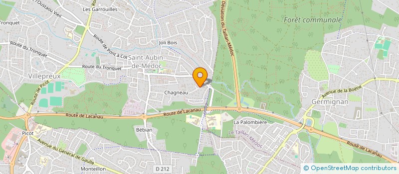 localisation de l'entreprise GRIZZLY KISS  SAINT-AUBIN-DE-MEDOC