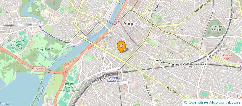 localisation de l'entreprise GRJ à ANGERS