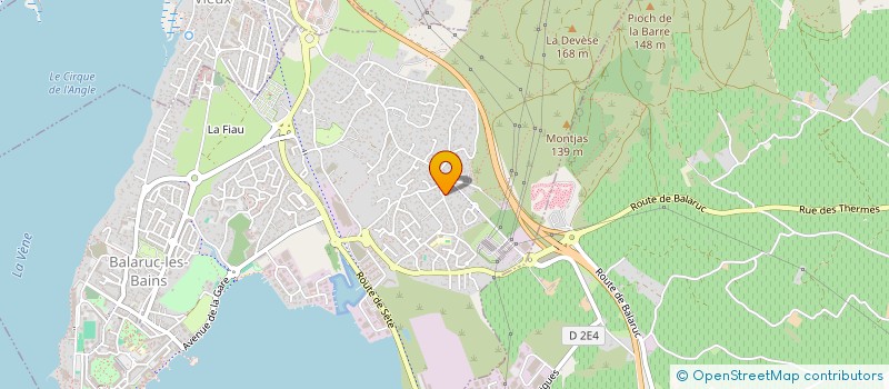 localisation de l'entreprise GRJ34  BALARUC-LES-BAINS