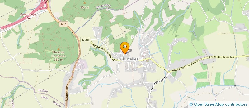 localisation de l'entreprise GRJC  CHUZELLES