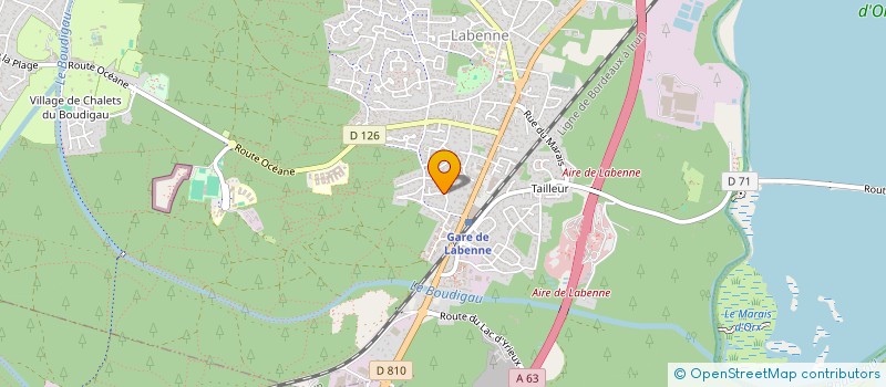 localisation de l'entreprise GRJGN à LABENNE