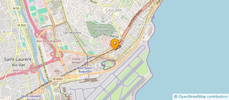 localisation de l'entreprise GRK SERVICES- GRK AUTO à NICE
