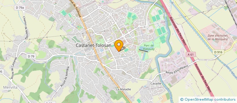 localisation de l'entreprise GRL  CASTANET-TOLOSAN