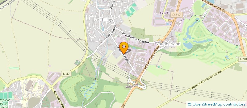 localisation de l'entreprise GRL IMMO  LE THILLAY